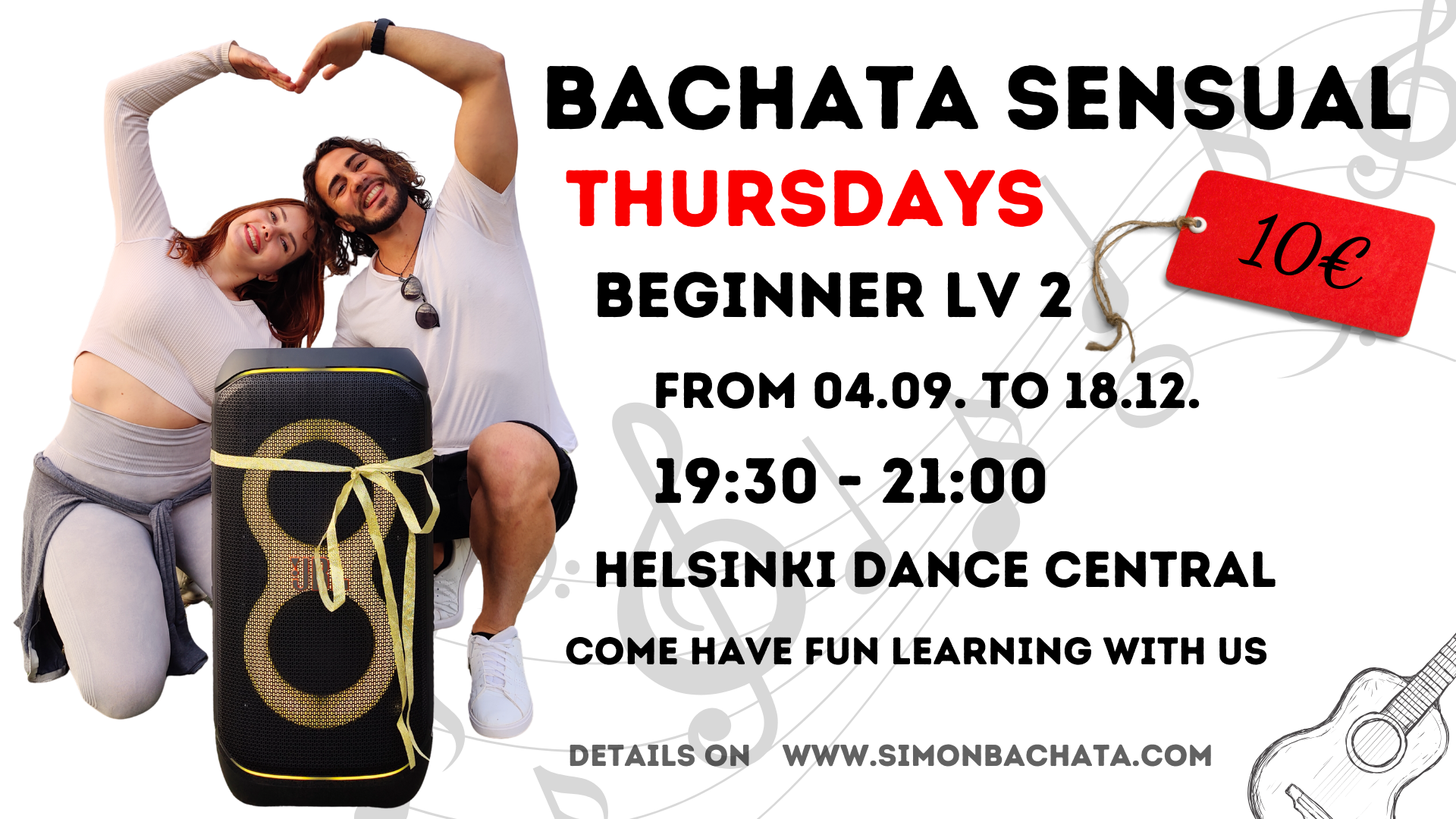 Bachata Thursday Sep-Dec